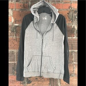Grey Under Armour Zip hoodie, medium